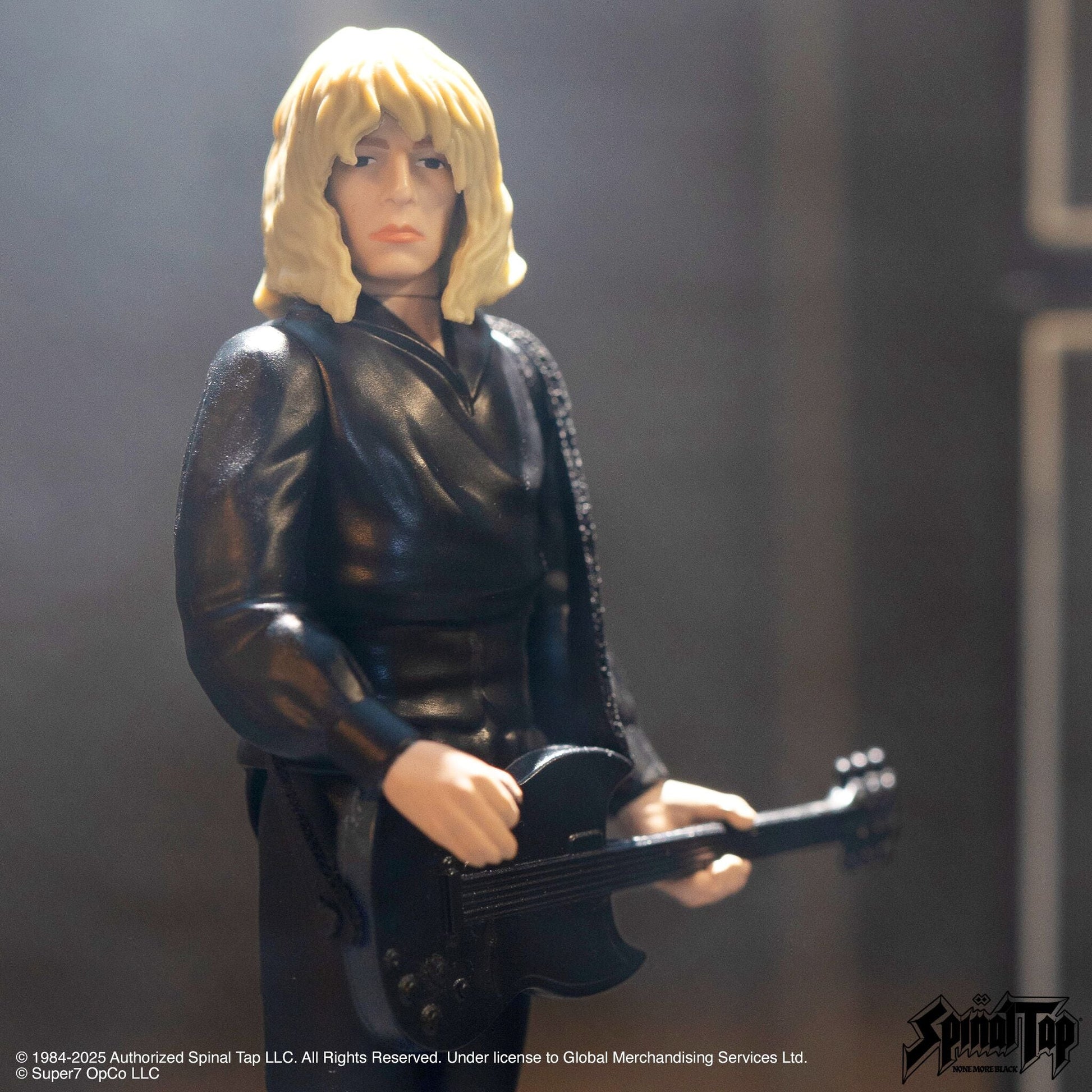 Super7 x SPINAL TAP - David St. Hubbins (None More Black) - ReAction Figure - Mainstay Entertainment