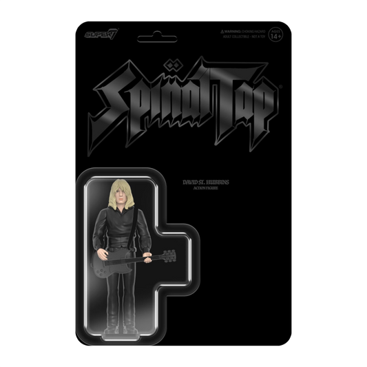 Super7 x SPINAL TAP - David St. Hubbins (None More Black) - ReAction Figure - Mainstay Entertainment