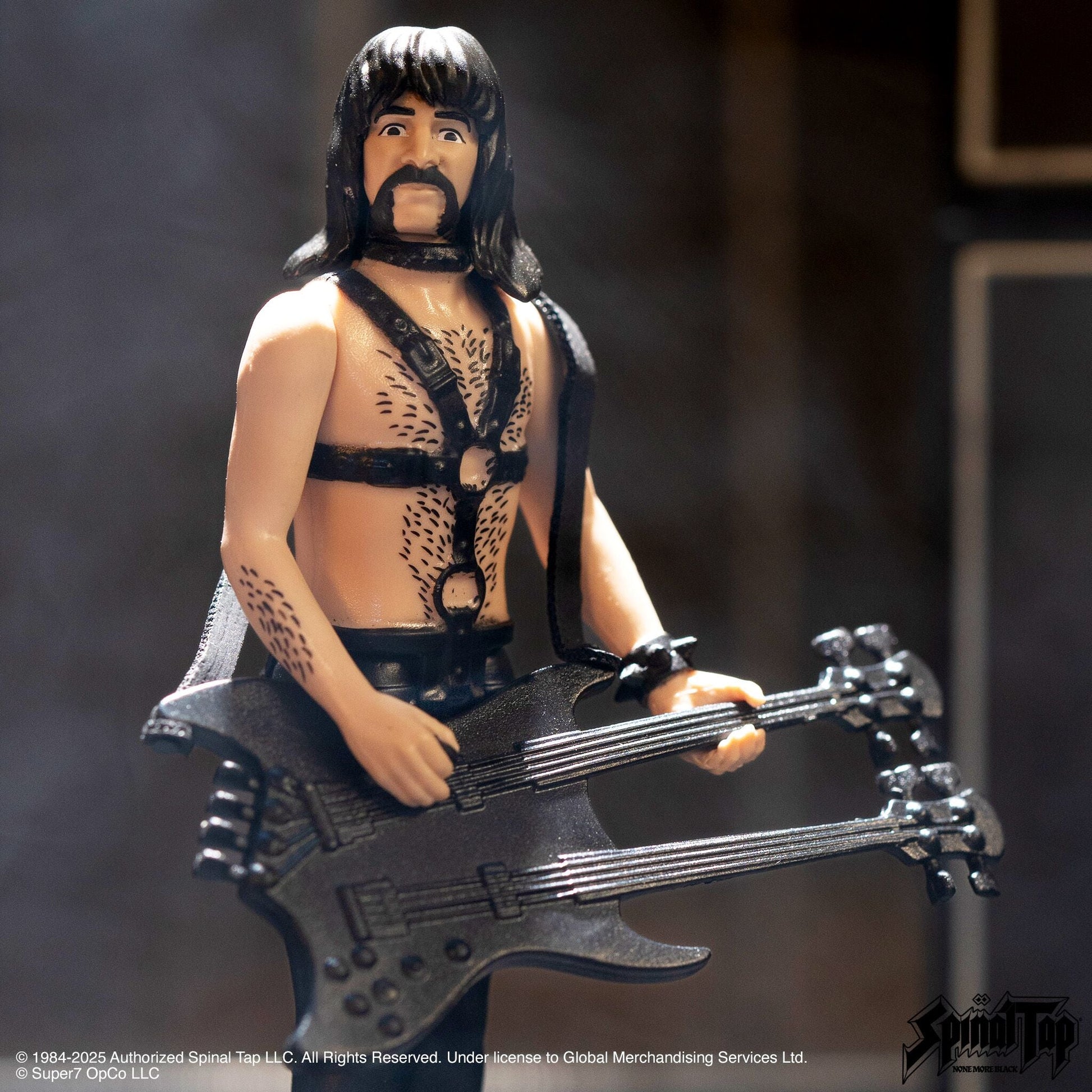 Super7 x SPINAL TAP - Derek Smalls (None More Black) - ReAction Figure - Mainstay Entertainment