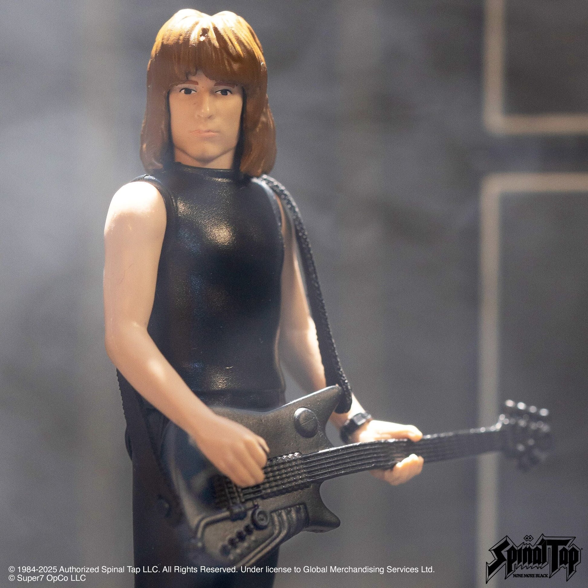 Super7 x SPINAL TAP - Nigel Tufnel (None More Black) - ReAction Figure - Mainstay Entertainment