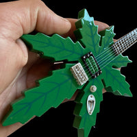 Sweet Leaf Guitars® "Mary Jane Marijuana Shape" Licensed Mini Guitar - Mainstay Entertainment