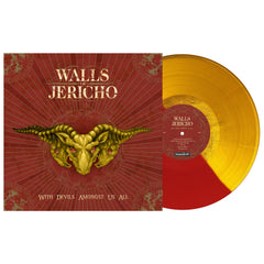 Walls of Jericho "With Devils Amongst Us All" Limited-Edition Half Metallic Gold / Half Red Vinyl