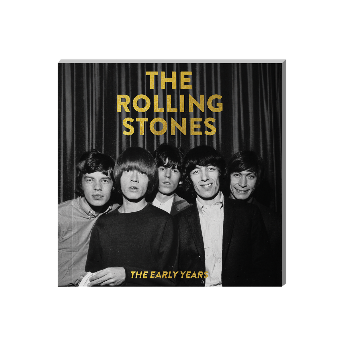 THE ROLLING STONES x GOLDMINE "EARLY YEARS" SPECIAL COLLECTOR’S EDITION SOFTCOVER BOOK w/THE ROLLING STONES ’12x5’ LP (Exclusive Limited Edition - Gold Vinyl) Revolver Magazine