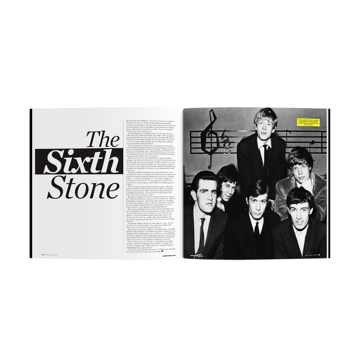 THE ROLLING STONES x GOLDMINE "EARLY YEARS" SPECIAL COLLECTOR’S EDITION SOFTCOVER BOOK w/THE ROLLING STONES ’12x5’ LP (Exclusive Limited Edition - Gold Vinyl) Revolver Magazine