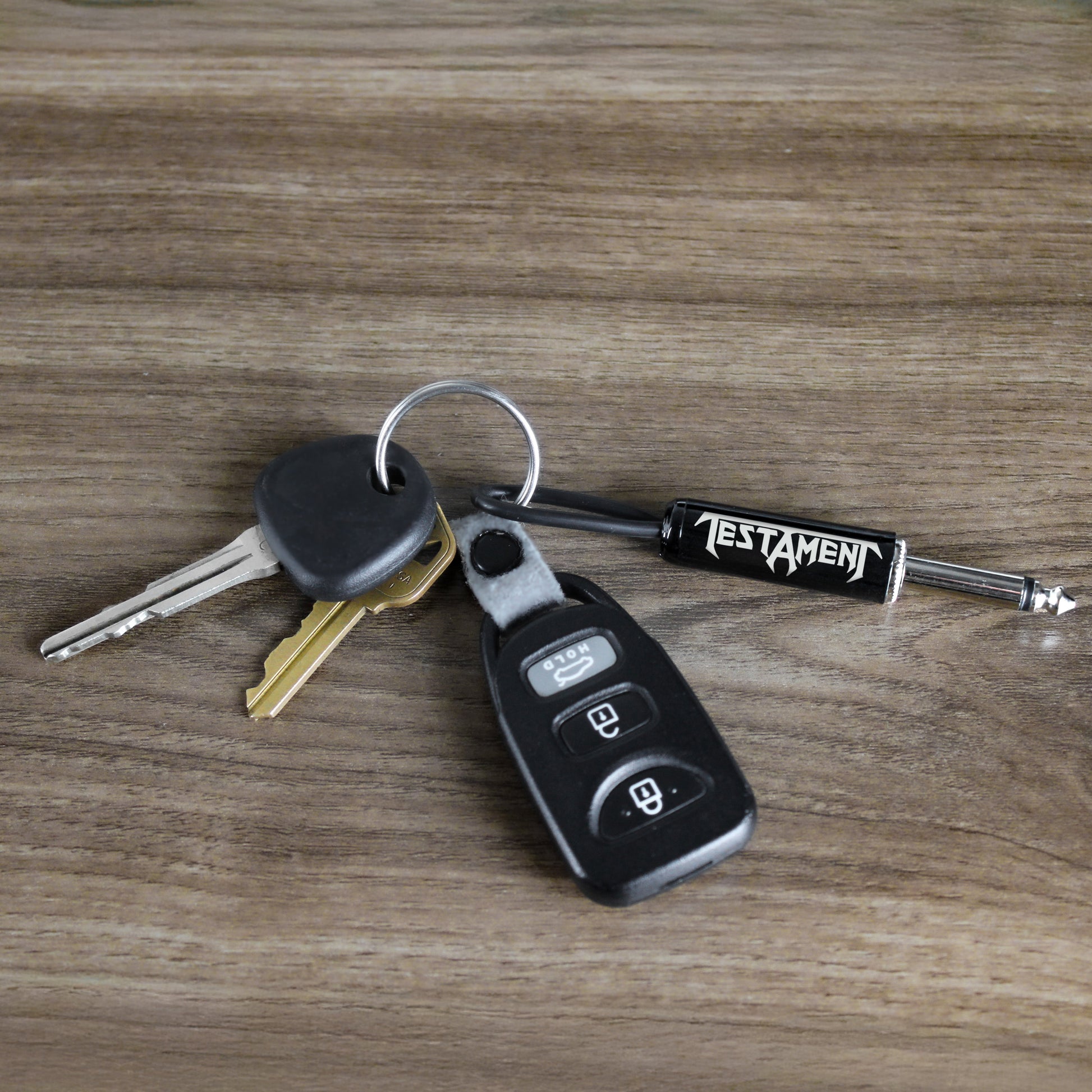 Testament "Logo" Guitar Plug Keychain