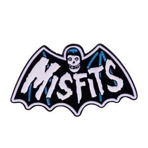 The Misfits "Blue Bat" Pin - Mainstay Entertainment