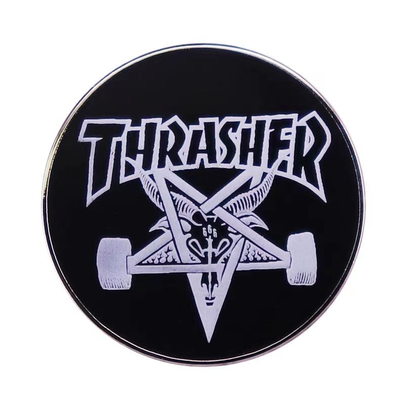 Thrasher "Logo" Pin - Mainstay Entertainment