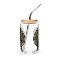 Time Waits For No Man "Sundial" Can-Shaped Glass - Mainstay Entertainment