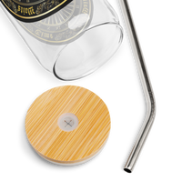Time Waits For No Man "Sundial" Can-Shaped Glass - Mainstay Entertainment
