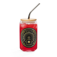 Time Waits For No Man "Sundial" Can-Shaped Glass - Mainstay Entertainment