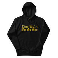 Time Waits For No Man "Sundial" Embroidered Pullover Hoodie - Mainstay Entertainment