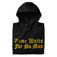 Time Waits For No Man "Sundial" Embroidered Pullover Hoodie - Mainstay Entertainment