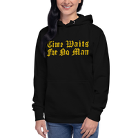 Time Waits For No Man "Sundial" Embroidered Pullover Hoodie - Mainstay Entertainment