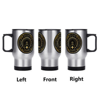 Time Waits For No Man "Sundial Logo" 14 oz. Travel Mug - Mainstay Entertainment