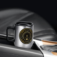 Time Waits For No Man "Sundial Logo" 14 oz. Travel Mug - Mainstay Entertainment