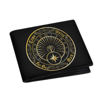 Time Waits For No Man "Sundial" PU Leather Folded Wallet - Mainstay Entertainment