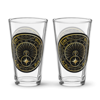 Time Waits For No Man "Sundial" Pint Glass - Mainstay Entertainment