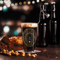 Time Waits For No Man "Sundial" Pint Glass - Mainstay Entertainment