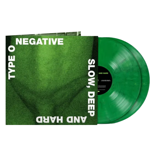 Type O Negative "Slow, Deep, & Hard" Green & Black Marble 2xLP Vinyl - Mainstay Entertainment