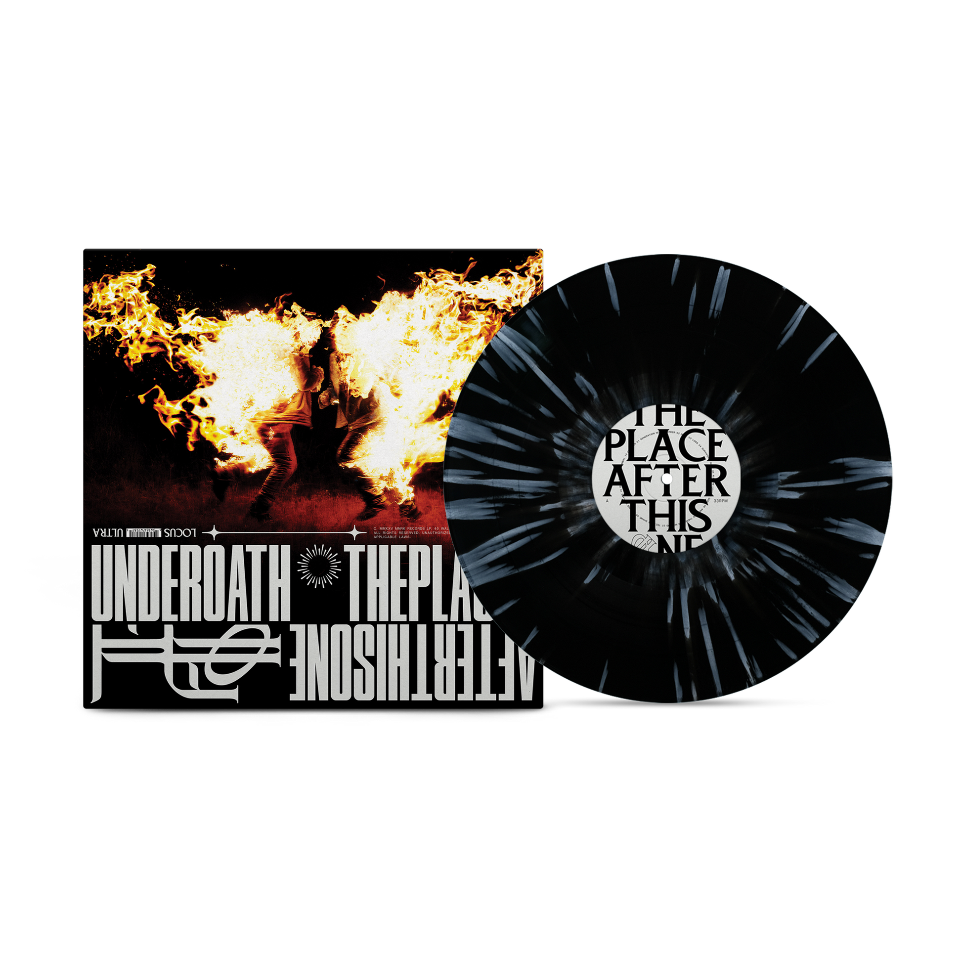 Underoath "The Place After This One" Black/White Splatter Vinyl - Mainstay Entertainment