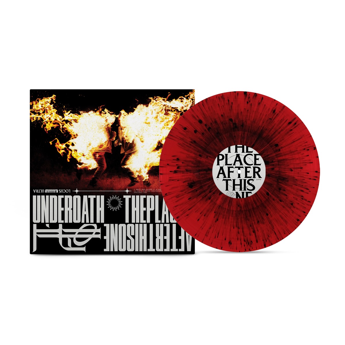 UNDEROATH ‘THE PLACE AFTER THIS ONE’ LP (Limited Edition – Only 300 Made, Translucent Red w/ Black Splatter Vinyl) Revolver Magazine