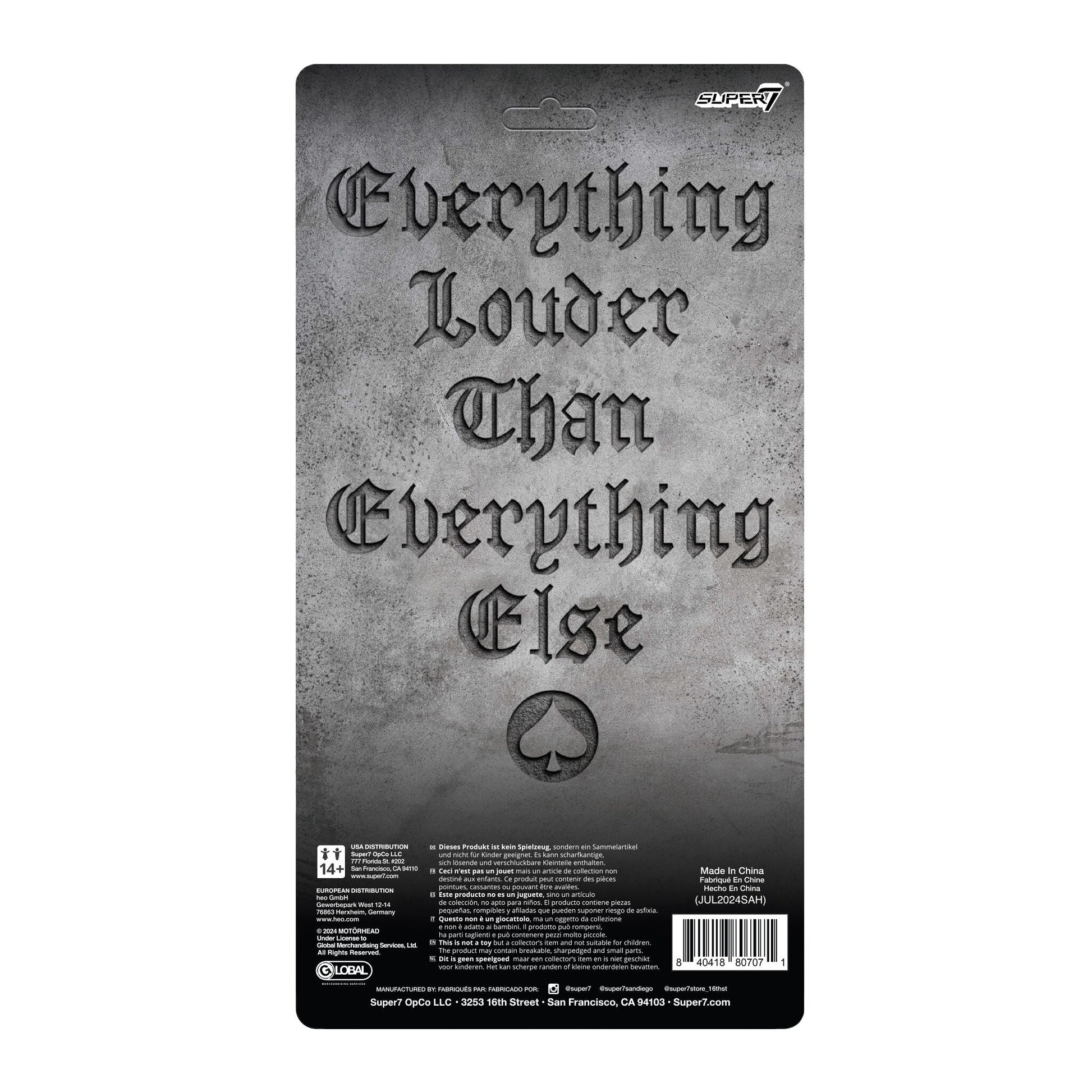 Super7 x Motörhead - Lemmy Vintage 5.5" Action Figure