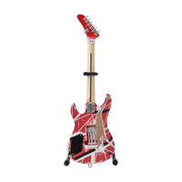 Van Halen "EVH - 5150" Black & Red Licensed  Mini Guitar - Mainstay Entertainment