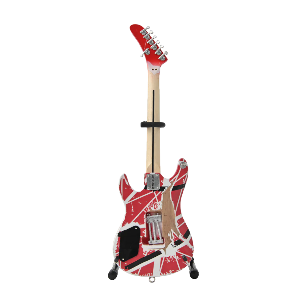 Van Halen "EVH - 5150" Black & Red Licensed  Mini Guitar - Mainstay Entertainment