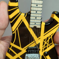 Van Halen "EVH - Bumblebee" Black & Yellow Licensed Mini Guitar - Mainstay Entertainment