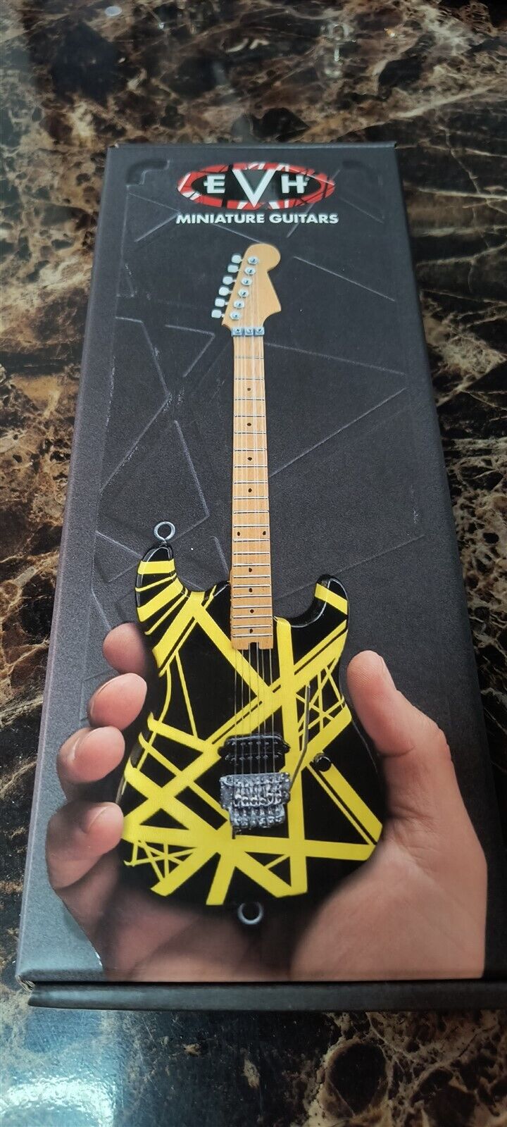 Van Halen "EVH - Bumblebee" Black & Yellow Licensed Mini Guitar - Mainstay Entertainment