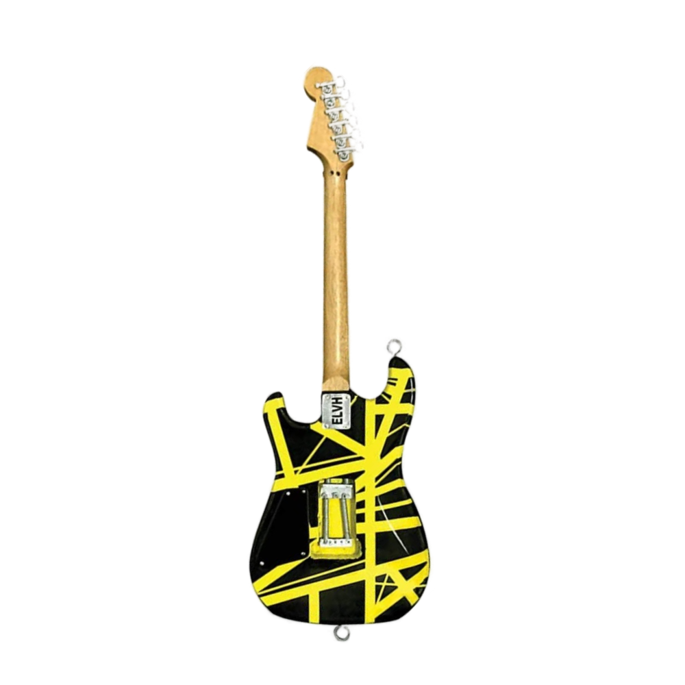 Van Halen "EVH - Bumblebee" Black & Yellow Licensed Mini Guitar - Mainstay Entertainment