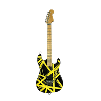 Van Halen "EVH - Bumblebee" Black & Yellow Licensed Mini Guitar - Mainstay Entertainment