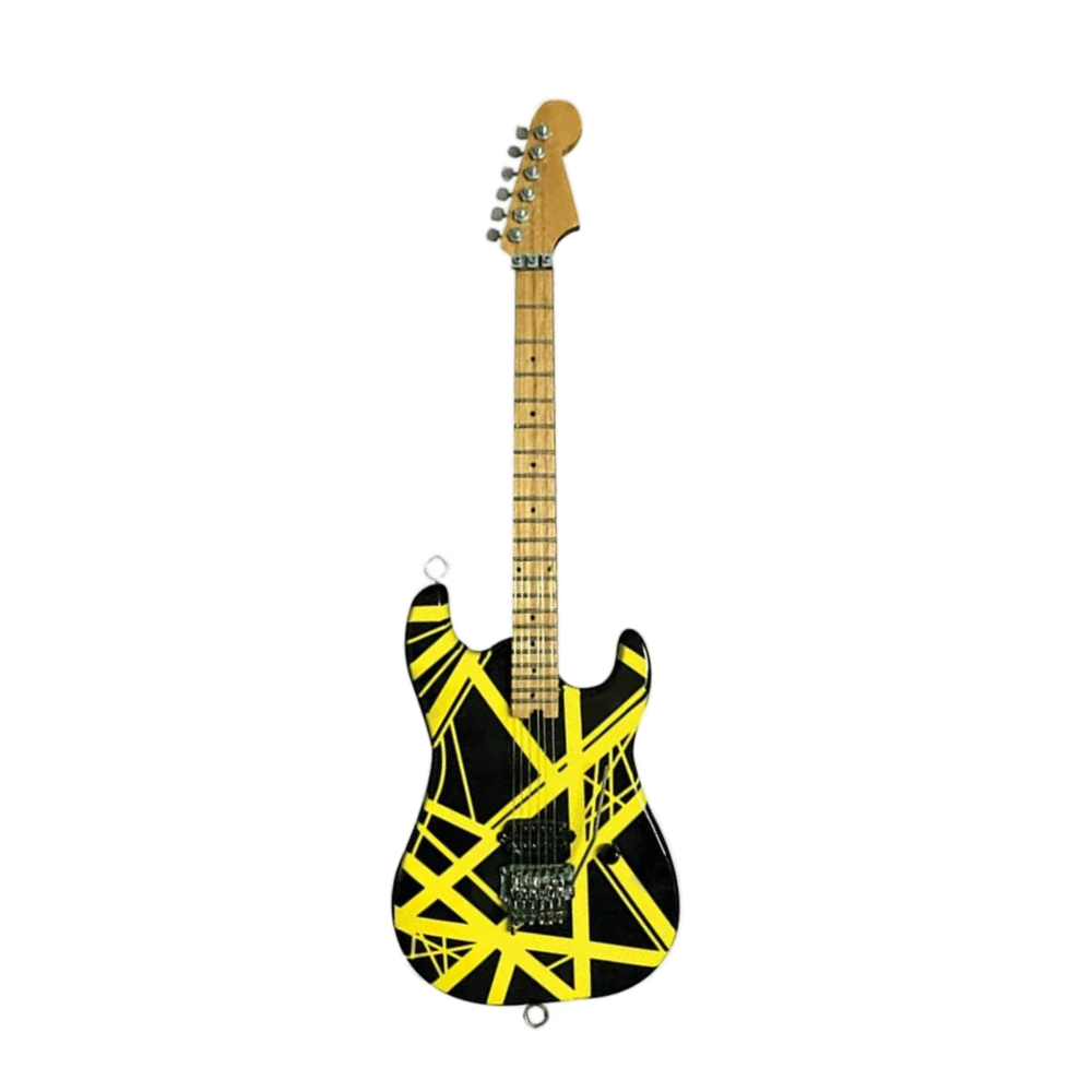 Van Halen "EVH - Bumblebee" Black & Yellow Licensed Mini Guitar - Mainstay Entertainment
