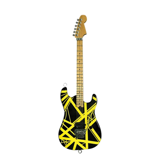 Van Halen "EVH - Bumblebee" Black & Yellow Licensed Mini Guitar - Mainstay Entertainment