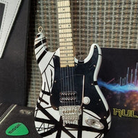Van Halen "EVH - Eruption" B&W Licensed Mini Guitar - Mainstay Entertainment