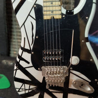 Van Halen "EVH - Eruption" B&W Licensed Mini Guitar - Mainstay Entertainment