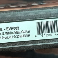 Van Halen "EVH - Eruption" B&W Licensed Mini Guitar - Mainstay Entertainment