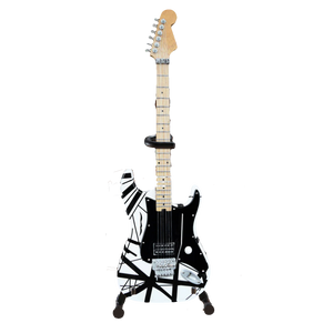 Van Halen "EVH - Eruption" B&W Licensed Mini Guitar - Mainstay Entertainment