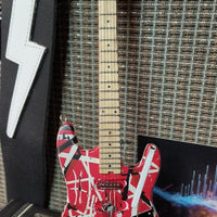 Van Halen "EVH - Frankenstein" Red & White Licensed Mini Guitar - Mainstay Entertainment