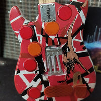 Van Halen "EVH - Frankenstein" Red & White Licensed Mini Guitar - Mainstay Entertainment