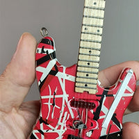 Van Halen "EVH - Frankenstein" Red & White Licensed Mini Guitar - Mainstay Entertainment