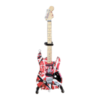 Van Halen "EVH - Frankenstein" Red & White Licensed Mini Guitar - Mainstay Entertainment