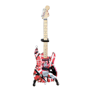 Van Halen "EVH - Frankenstein" Red & White Licensed Mini Guitar - Mainstay Entertainment