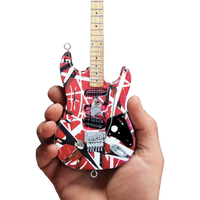 Van Halen "EVH - Frankenstein" Red & White Licensed Mini Guitar - Mainstay Entertainment