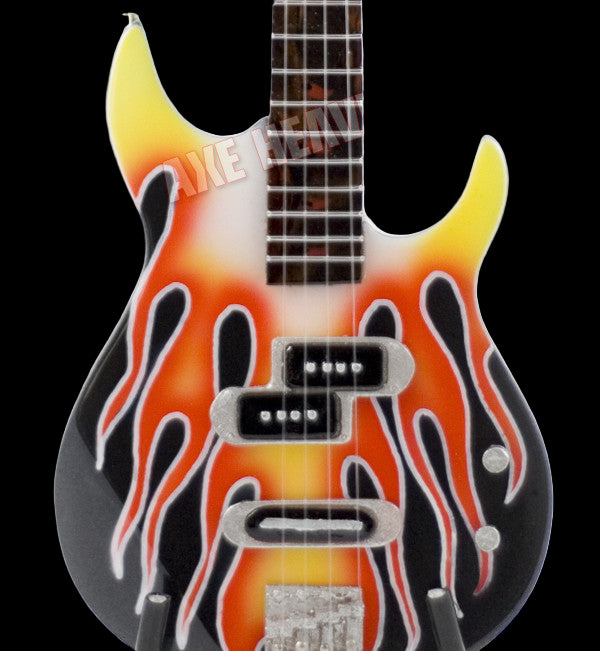 Van Halen "Michael Anthony - BB3000MA Yamaha Flame Bass" Licensed Mini Guitar - Mainstay Entertainment