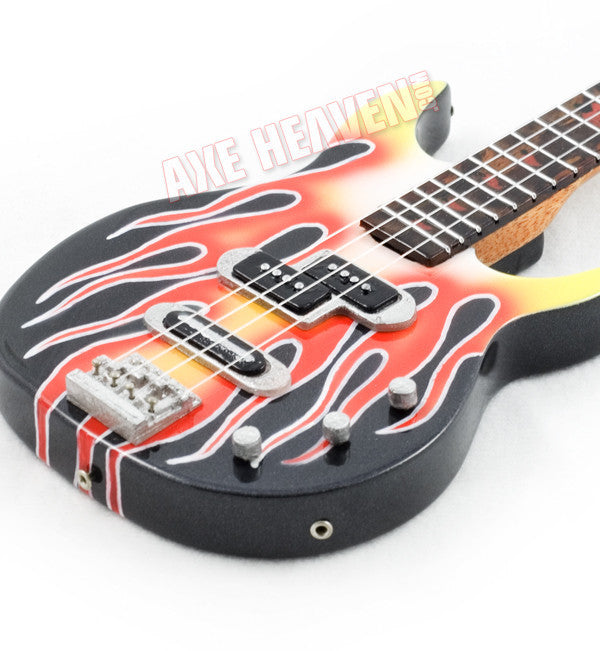 Van Halen "Michael Anthony - BB3000MA Yamaha Flame Bass" Licensed Mini Guitar - Mainstay Entertainment