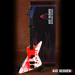 Van Halen "Michael Anthony -  Blood Bass" Licensed Mini Guitar - Mainstay Entertainment