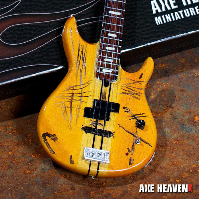 Van Halen "Michael Anthony - Distressed BB2000 Yamaha Bass" Licensed  Mini Guitar - Mainstay Entertainment
