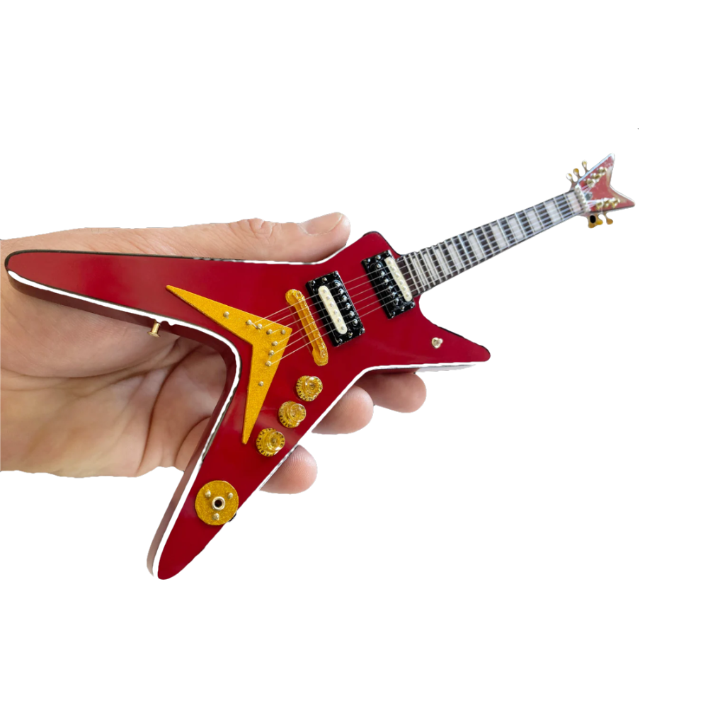 Van Halen "Sammy Hagar - Classic Dean Vintage Red ML" Licensed Mini Guitar - Mainstay Entertainment