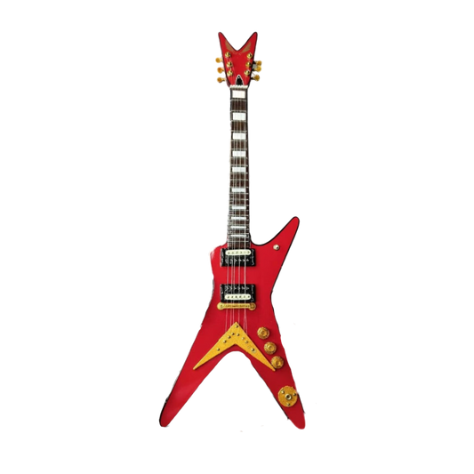 Van Halen "Sammy Hagar - Classic Dean Vintage Red ML" Licensed Mini Guitar - Mainstay Entertainment